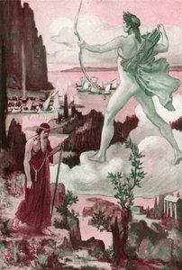 Illustrasjon for Iliaden av Homer av Clement Goutier