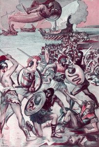 Illustrasjon for Iliaden av Homer av Clement Goutier
