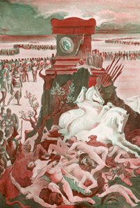Illustrasjon for Iliaden av Homer av Clement Goutier