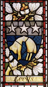 Leeds Heraldry, 1867-71 (farget glass)