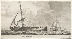 Ulike skip og utsikt over Amsterdam (Verscheÿde Schepen en Gesichten van Amstelredam), del II: En kjøpmann