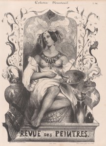 Tittelside for Revue de Peintres, 1835. av Célestin Nanteuil