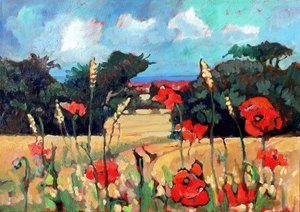 Kent Poppies, 2007 (akryl på lerret)