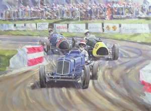 Det første løpet på Goodwood Revival, 1998