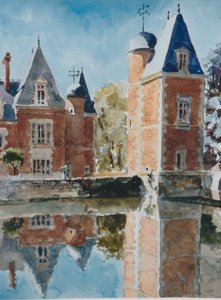 Le Bruel, 2006 (akvarell) av Clive Wilson