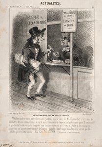 Nyheter: En fasjonabel filantrop, 1841. av Clémente Pruche