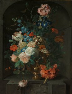 Stilleben med blomster av Coenraet Roepel
