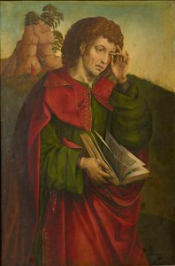 Den hellige Johannes evangelisten gråter, ca. 1500. av Colijn de Coter