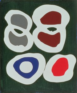 Cross-Cut, 1998 (akryl på lerret)