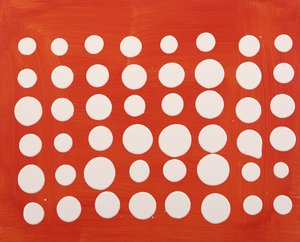 Dot Matrix (akryl på MDF-plate)