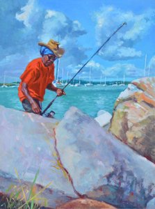 Red Fisherman, 2019