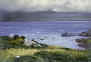 Utsikt fra Lamlash, 1882 av Colin Hunter