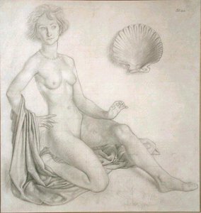 Studie for Venus og Amor