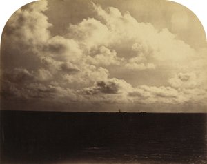 En sterk bris, flygende skyer, ca. 1863.