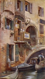 Antikvarisk butikk på Ponte dei Dadi, Venezia av Commendator Formilli