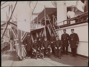 Cunard Line, S.S. "Umbria", ca. 1897 (s/hvitt-bilde)