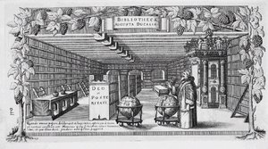 August von Brunswick-Lüneburg i biblioteket hans, 1650 av Conrad Buno