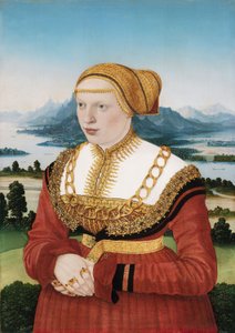 Portrett av Katherina Knoblauch (1513-1542) av Conrad Faber von Kreuznach