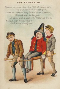 Barnerim: Guy Fawkes Day (chromolitho) av Constance Haslewood