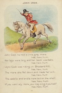 Barnerim: John Cook (chromolitho) av Constance Haslewood
