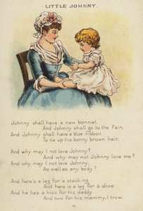 Barnerim: Lille Johnny (chromolitho)