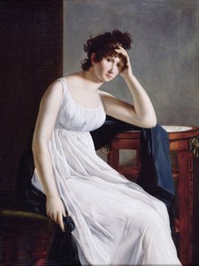 Selvportrett, 1800-tallet av Constance Mayer