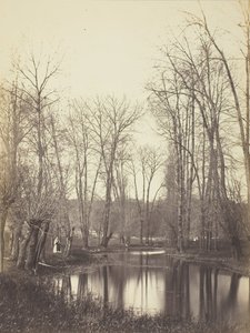 Etang et Fermiere basseng og bondekone, ca. 1865.