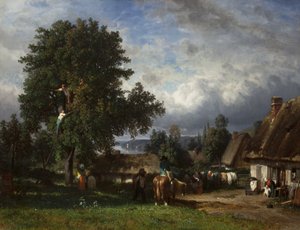 Eplehøst i Normandie, 1835-65
