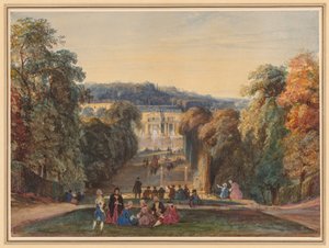 I parken Saint Cloud av Constant Troyon