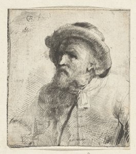 Byste av en gammel mann