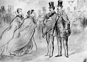 Forsamlingen, 1800-tallet, 1930. av Constantin Guys