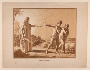 Utdrivelsen av paradis av Constantin Hansen