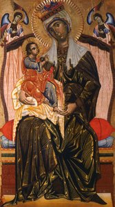 Madonna og barn, av Coppo di Marcovaldo (ca 1220-etter 1276)