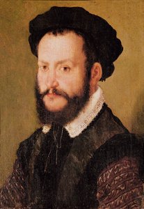 Portrett av en mann med brunt hår, ca. 1560