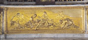 Pieta, fra det kongelige kapellet (forgylt bronse) av Corneille van Cleve