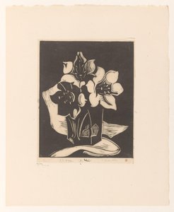 Vase med blomster av Cornelia Vreede (signed by artist)