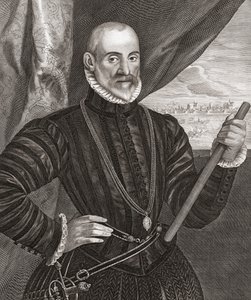 Francisco de Valdez. Portrett. av Cornelis (after) Visscher