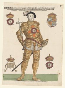 Portrett av Henry VIII av England av Cornelis Anthonisz. (manner of)