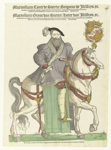 Portrett av Maximilian van Buren på hesteryggen