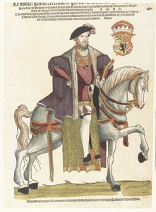 Portrett av hertug Willem van Cleves, Jülich og Berg, grev av Mark, Lord of Ravenstein på hesteryggen
