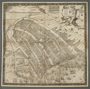Tysk: Den berømte handelsbyen Amsterdam Nederlandsk: Den berømte handelsbyen Amsterdam