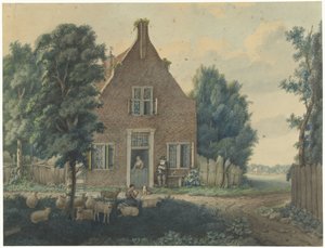 Vertshuset Holland på 't Smalst av Cornelis Apostool