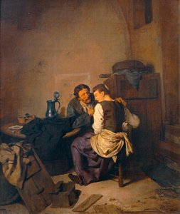 Rustikk interiør - rustikk interiør ... av Cornelis Bega