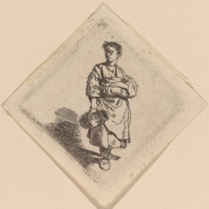 Kvinnen med kannen, stående