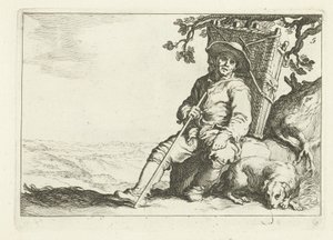 En hvilende kjøpmann 16 trykk fra forskjellige serier av Cornelis og Frederik Bloemaert (serietittel)