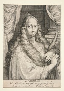 Den hellige Katarina av Alexandria av Cornelis Boel