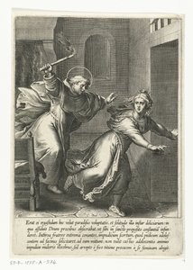 Thomas dispels Temptation Life of Saint Thomas Aquinas (serietittel)