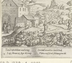 Sara avviser den gravide Hagar The Life of Abraham (serietittel)