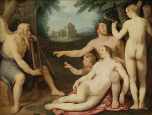 The Mirror of Time, 1628 (olje på kobber)