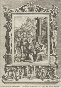 Tilbedelse av kongene av Cornelis Cort